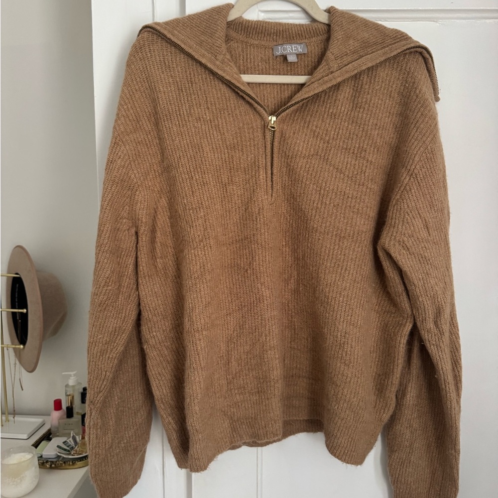J Crew Quarter Zip Sweater